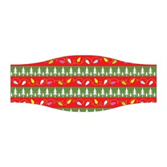 Christmas Papers Red And Green Stretchable Headband by Pakrebo