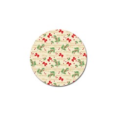 Christmas Paper Scrapbooking Golf Ball Marker by Pakrebo