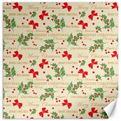 Christmas Paper Scrapbooking Canvas 20  X 20  by Pakrebo