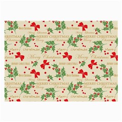 Christmas Paper Scrapbooking Large Glasses Cloth