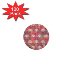 Colorful Background Abstract 1  Mini Buttons (100 Pack)  by Pakrebo