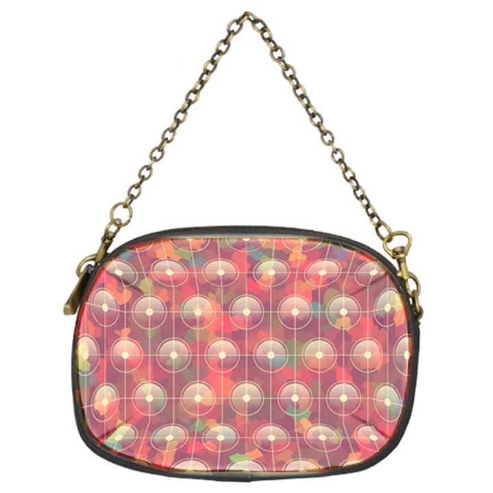 Colorful Background Abstract Chain Purse (Two Sides)