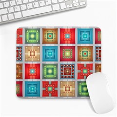 Tiles Pattern Background Colorful Large Mousepads