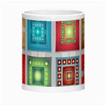 Tiles Pattern Background Colorful Morph Mugs Center