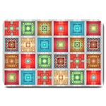 Tiles Pattern Background Colorful Large Doormat  30 x20  Door Mat