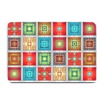 Tiles Pattern Background Colorful Plate Mats 18 x12  Plate Mat