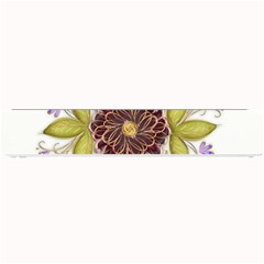 Flowers Decorative Flowers Pattern Small Bar Mats by Pakrebo