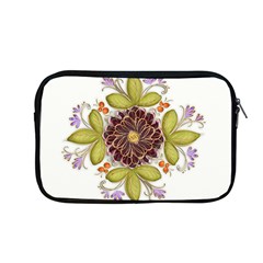 Flowers Decorative Flowers Pattern Apple Macbook Pro 13  Zipper Case by Pakrebo