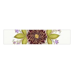 Flowers Decorative Flowers Pattern Velvet Scrunchie