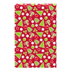 Christmas Paper Scrapbooking Pattern Shower Curtain 48  X 72  (small)  by Pakrebo