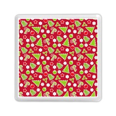 Christmas Paper Scrapbooking Pattern Memory Card Reader (square) by Pakrebo