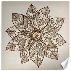 Flower Mandala Christmas Xmas Canvas 20  X 20  by Pakrebo