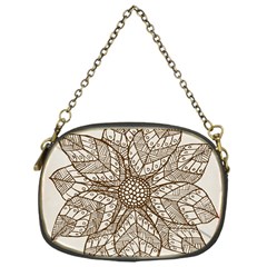 Flower Mandala Christmas Xmas Chain Purse (one Side) by Pakrebo