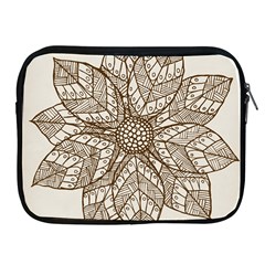 Flower Mandala Christmas Xmas Apple Ipad 2/3/4 Zipper Cases