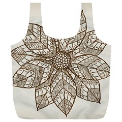 Flower Mandala Christmas Xmas Full Print Recycle Bag (xl) by Pakrebo