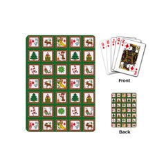 Christmas Paper Christmas Pattern Playing Cards (mini) by Pakrebo