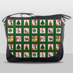 Christmas Paper Christmas Pattern Messenger Bag by Pakrebo