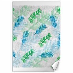 Pattern Feather Fir Colorful Color Canvas 20  X 30  by Pakrebo