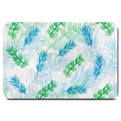 Pattern Feather Fir Colorful Color Large Doormat 