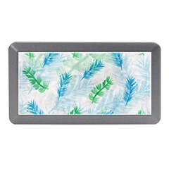 Pattern Feather Fir Colorful Color Memory Card Reader (mini) by Pakrebo