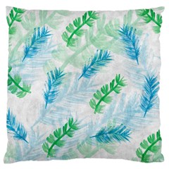 Pattern Feather Fir Colorful Color Large Cushion Case (one Side) by Pakrebo