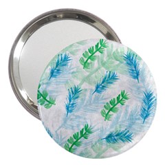 Pattern Feather Fir Colorful Color 3  Handbag Mirrors by Pakrebo