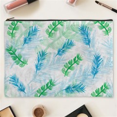 Pattern Feather Fir Colorful Color Cosmetic Bag (xxxl)