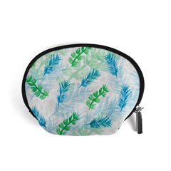 Pattern Feather Fir Colorful Color Accessory Pouch (small) by Pakrebo