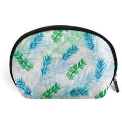 Pattern Feather Fir Colorful Color Accessory Pouch (large) by Pakrebo