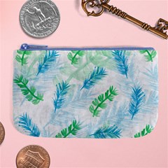 Pattern Feather Fir Colorful Color Large Coin Purse by Pakrebo