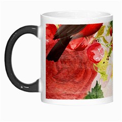 Christmas Bird Floral Berry Morph Mugs