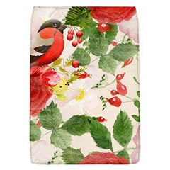 Christmas Bird Floral Berry Removable Flap Cover (l) by Pakrebo