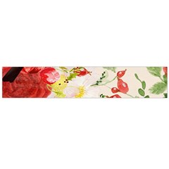 Christmas Bird Floral Berry Large Flano Scarf  by Pakrebo