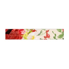 Christmas Bird Floral Berry Flano Scarf (mini) by Pakrebo