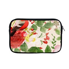 Christmas Bird Floral Berry Apple Macbook Pro 13  Zipper Case