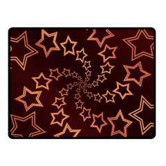 Gold Stars Spiral Chic Background Fleece Blanket (small) by Pakrebo