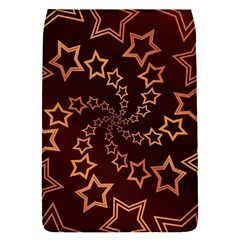 Gold Stars Spiral Chic Background Removable Flap Cover (s)