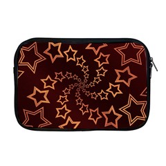 Gold Stars Spiral Chic Background Apple Macbook Pro 17  Zipper Case by Pakrebo