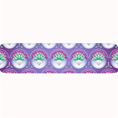 Background Floral Pattern Purple Large Bar Mats