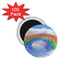 Rainbow Clouds Intimacy Intimate 1 75  Magnets (100 Pack)  by Pakrebo