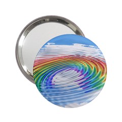 Rainbow Clouds Intimacy Intimate 2 25  Handbag Mirrors by Pakrebo