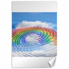 Rainbow Clouds Intimacy Intimate Canvas 20  X 30  by Pakrebo