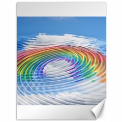 Rainbow Clouds Intimacy Intimate Canvas 36  X 48  by Pakrebo