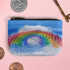 Rainbow Clouds Intimacy Intimate Mini Coin Purse by Pakrebo