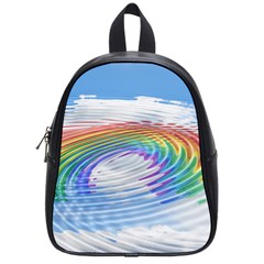 Rainbow Clouds Intimacy Intimate School Bag (small) by Pakrebo