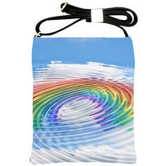 Rainbow Clouds Intimacy Intimate Shoulder Sling Bag by Pakrebo