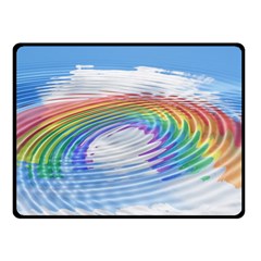 Rainbow Clouds Intimacy Intimate Fleece Blanket (small) by Pakrebo