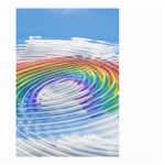 Rainbow Clouds Intimacy Intimate Small Garden Flag (Two Sides) Front