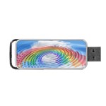 Rainbow Clouds Intimacy Intimate Portable USB Flash (Two Sides) Front