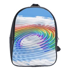 Rainbow Clouds Intimacy Intimate School Bag (xl) by Pakrebo